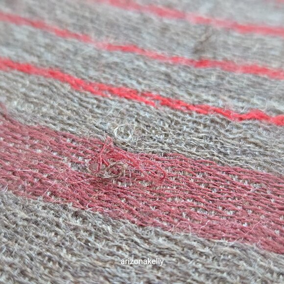 Opal Merino Striped Scarf Australia Fair-Trade Sustainable - Picture 10 of 16